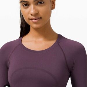 Lululemon Swiftly Tech Long Sleeve Grape Thistle